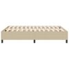 vidaXL Cadre de lit plateforme Vert gris 160 x 200 cm tissu