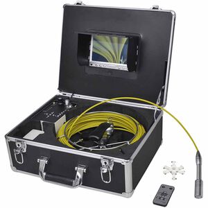 vidaXL Cam&eacute;ra d'inspection de tuyaux 30 m avec bo&icirc;tier de commande DVR
