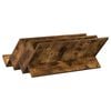 vidaXL &Eacute;tag&egrave;re &agrave; magazines avec &eacute;tag&egrave;re Ch&ecirc;ne fum&eacute; 65 x 53 x 28,5 cm