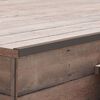 vidaXL Corni&egrave;re de terrasse 5 pcs WPC 170 cm Marron fonc&eacute;