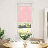 vidaXL Store pliss&eacute; rose 45x150 cm largeur du tissu 44,4 cm polyester