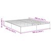 vidaXL Cadre de lit ottoman Gris Sonoma 193 x 120 x 25 cm