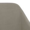 vidaXL Chaise pivotante de salle &agrave; manger Gris clair Velours