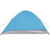 vidaXL Tente de camping &agrave; d&ocirc;me 4 personnes bleu imperm&eacute;able