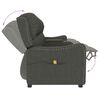 vidaXL Fauteuil de massage inclinable avec porte-gobelets 4 places
