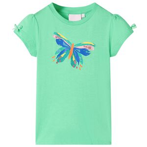 vidaXL T-shirt pour enfants vert clair 104
