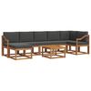 vidaXL Ensemble de canap&eacute;s d'ext&eacute;rieur 8 pc Naturel et Anthracite