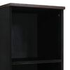 vidaXL Meuble de Lavabo de Salle de Bain Noyer 38 x 33 x 160 cm