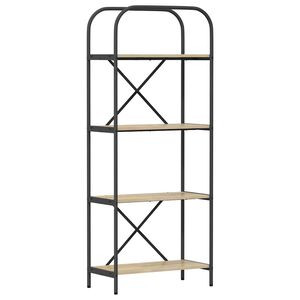 vidaXL &Eacute;tag&egrave;re 4 niveaux 60 x 30 x 146 cm Bois d'ing&eacute;nierie