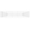 vidaXL Chenil ext&eacute;rieur pour chiens Acier galvanis&eacute; 950x950x185 cm