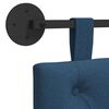 vidaXL T&ecirc;te de lit suspendue Montage mural Bleu 110 x 55 x 7 cm tissu