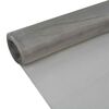 vidaXL Cl&ocirc;tures en fil 100 x 500 cm Acier Inox 304 Argent&eacute;