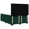 vidaXL Sommier &agrave; lattes de lit et matelas Vert fonc&eacute; 160x200cm Velours