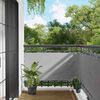vidaXL &Eacute;cran de balcon Gris clair 75 x 200 cm Oxford alu enduit de PU