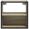 vidaXL Table de chevet murale ch&ecirc;ne sonoma 40x31x39,5 cm