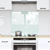 vidaXL Protection de cuisine Blanc 70 x 60 cm verre tremp&eacute;