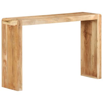 vidaXL Table console 120x30x76 cm Bois d'acacia solide
