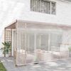 vidaXL B&acirc;che transparente avec &oelig;illets 6x10 m poly&eacute;thyl&egrave;ne