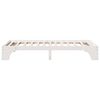 vidaXL Cadre de lit Blanc 90 x 200 cm Pin massif
