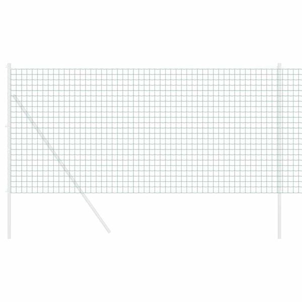 vidaXL Cl&ocirc;ture Euro Vert 1 x 25 m Fer rev&ecirc;tu de PVC