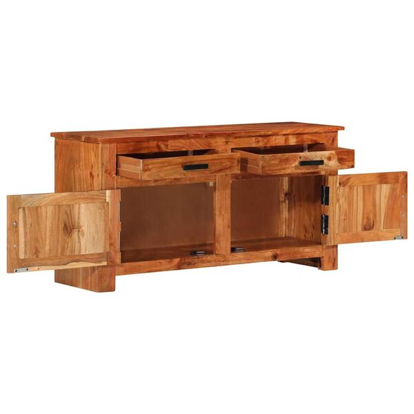 vidaXL Buffet Marron 100 x 30 x 50 cm Bois d'acacia massif