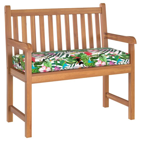 vidaXL Coussin Floral Multicolore 100 x 40 x 8 cm Tissu Oxford