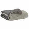 vidaXL Duvet complet toute l'ann&eacute;e Matelass&eacute; Gris clair 155 x 220 cm