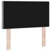 vidaXL T&ecirc;te de lit Gris clair 80 cm tissu