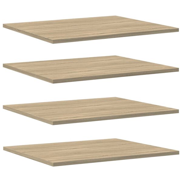 vidaXL Panneau de biblioth&egrave;que 8pcs Ch&ecirc;ne sonoma 60x50x1,5cm Agglom&eacute;r&eacute;