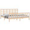 vidaXL Cadre de lit sans matelas bois de pin massif