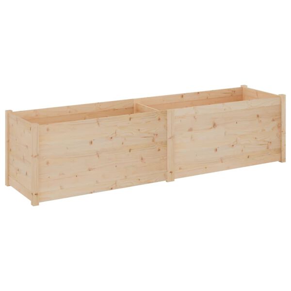 vidaXL Jardini&egrave;re 200x50x50 cm Bois de pin solide