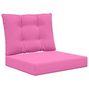 vidaXL Coussin de canap&eacute; d'ext&eacute;rieur 2 pcs Rose Polyester