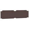 vidaXL Coussin de t&ecirc;te de lit Zadar marron 200 cm similicuir