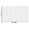 vidaXL Tapis rectangulaire naturel clair 60x100 cm bambou