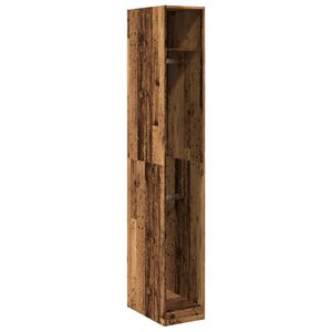 vidaXL Garde-robe vieux bois 30x50x200 cm bois d'ing&eacute;nierie