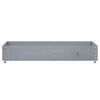 vidaXL Collier de palette gris 120x80 cm bois de pin solide