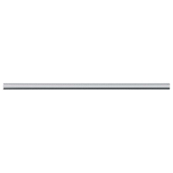 vidaXL Tige filet&eacute;e 2 pcs Argent&eacute; 6 x 135 mm Acier