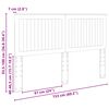 vidaXL T&ecirc;te de lit Gris b&eacute;ton 150 cm Bois d'ing&eacute;nierie