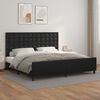 vidaXL Cadre de lit sans matelas noir 200x200 cm similicuir