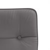vidaXL Chaise de salle &agrave; manger Gris Similicuir