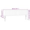 vidaXL T&ecirc;tes de lit 2 pcs Bleu fonc&eacute; 100x5x78/88 cm Velours