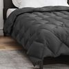vidaXL Duvet d'hiver Anthracite 200 x 135 cm Microfibre