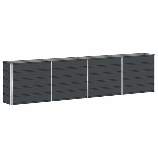 vidaXL Jardini&egrave;re Anthracite 160 x 40 x 75 cm Acier