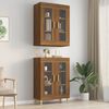 vidaXL Armoire murale suspendue Ch&ecirc;ne marron 69,5x34x90 cm