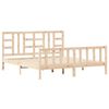 vidaXL Cadre de lit sans matelas bois de pin massif