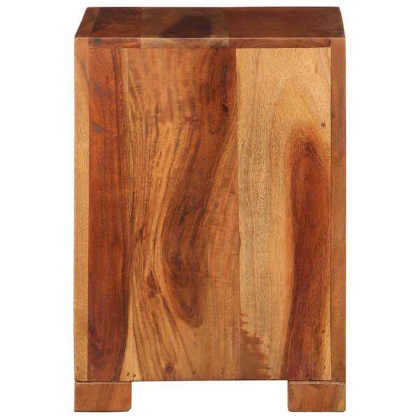 vidaXL Table d'appoint 37x29x40 cm bois massif d'acacia