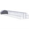 vidaXL Poulailler d'ext&eacute;rieur 3x20x2 m Acier galvanis&eacute;