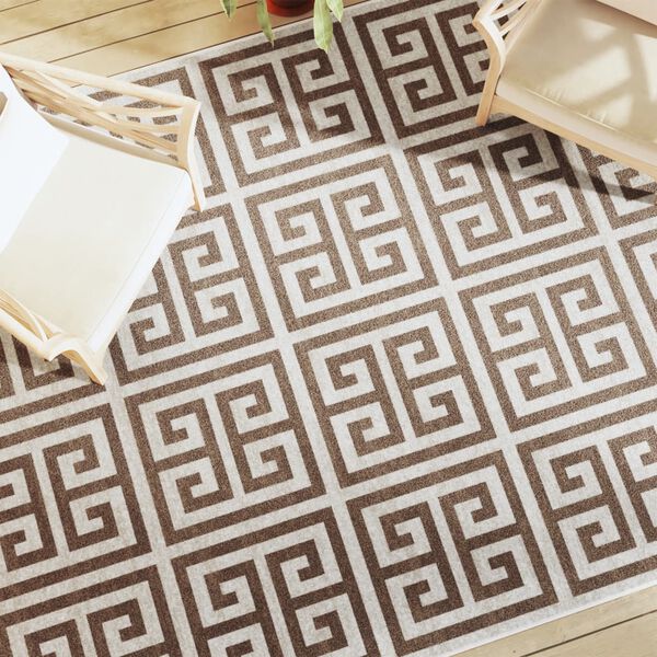 vidaXL Tapis int&eacute;rieur ext&eacute;rieur &agrave; poils courts 190x300cm antid&eacute;rapant