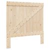 vidaXL Cadre de lit sans matelas avec t&ecirc;te de lit 100x200 cm