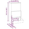 vidaXL Distributeur de porcs Argent 55 x 51 x 91,5 cm Acier galvanis&eacute;